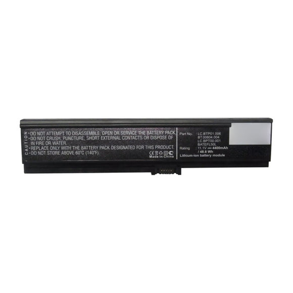 Batteries N Accessories BNA-WB-L15787 Laptop Battery - Li-ion, 11.1V, 4400mAh, Ultra High Capacity - Replacement for Acer BATEFL50L Battery