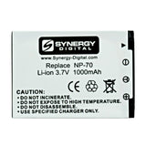 Batteries N Accessories BNA-WB-CANP70 Digital Camera Battery - Li-ion, 3.7V, 1000 mah, Ultra High Capacity Battery - Replacement for Casio NP70 Battery