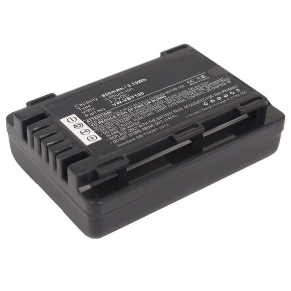 Batteries N Accessories BNA-WB-L9062 Digital Camera Battery - Li-ion, 3.7V, 850mAh, Ultra High Capacity - Replacement for Panasonic VW-VBY100 Battery