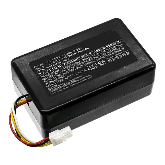 Batteries N Accessories BNA-WB-L13835 Vacuum Cleaner Battery - Li-ion, 21.6V, 4600mAh, Ultra High Capacity - Replacement for Samsung DJ96-00193C Battery