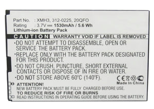 Batteries N Accessories BNA-WB-L3257 Cell Phone Battery - Li-Ion, 3.7V, 1530 mAh, Ultra High Capacity Battery - Replacement for Dell 20QFO Battery