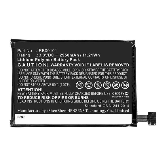 Batteries N Accessories BNA-WB-P13736 Remote Control Battery - Li-Pol, 3.8V, 2950mAh, Ultra High Capacity - Replacement for Ray Enterprises RB00101 Battery