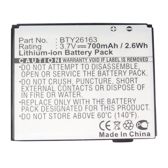 Batteries N Accessories BNA-WB-L14488 Cell Phone Battery - Li-ion, 3.7V, 700mAh, Ultra High Capacity - Replacement for Emporia BTY26163 Battery