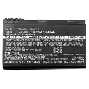 Batteries N Accessories BNA-WB-L10337 Laptop Battery - Li-ion, 10.8V, 4400mAh, Ultra High Capacity - Replacement for Acer TM00741 Battery