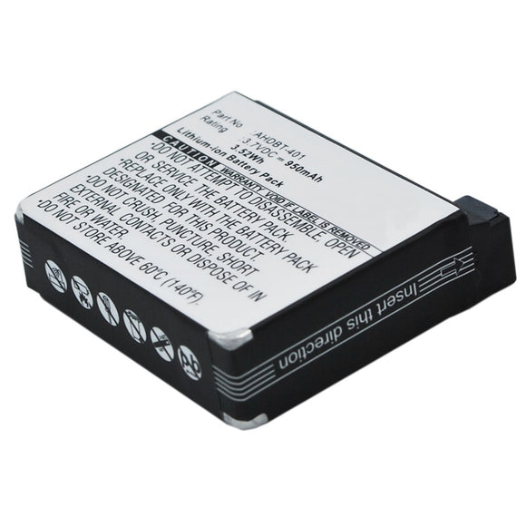 Batteries N Accessories BNA-WB-L8938 Digital Camera Battery - Li-ion, 3.7V, 950mAh, Ultra High Capacity - Replacement for GoPro AHDBT-401 Battery