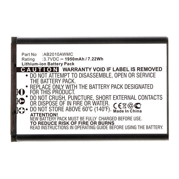 Batteries N Accessories BNA-WB-L14815 Cell Phone Battery - Li-ion, 3.7V, 1950mAh, Ultra High Capacity - Replacement for Philips AB2010AWMC Battery
