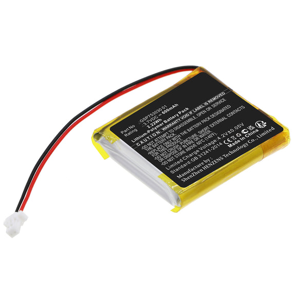 Batteries N Accessories BNA-WB-P18352 Audio Battery - Li-Pol, 3.7V, 600mAh, Ultra High Capacity - Replacement for JBL GSP753030 01 Battery