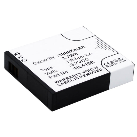 Batteries N Accessories BNA-WB-L9112 Digital Camera Battery - Li-ion, 3.7V, 1000mAh, Ultra High Capacity - Replacement for Rollei RL410B Battery