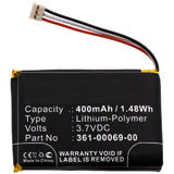 Batteries N Accessories BNA-WB-DC-47 Dog Collar Battery - Li-Pol, 3.7V, 400 mAh, Ultra High Capacity Battery - Replacement for Garmin 010-11867 Battery