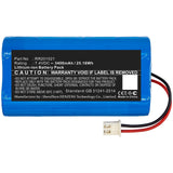 Batteries N Accessories BNA-WB-L11377 Equipment Battery - Li-ion, 7.4V, 3400mAh, Ultra High Capacity - Replacement for Fusion RR201021 Battery