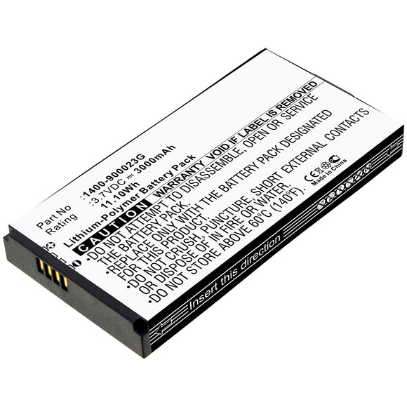 Batteries N Accessories BNA-WB-P8082 Barcode Scanner Battery - Li-Pol, 3.7V, 3000mAh, Ultra High Capacity Battery - Replacement for Unitech 1400-900023G, 1400-900033G, S12GT1301A Battery
