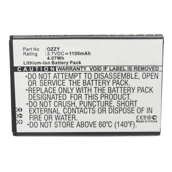 Batteries N Accessories BNA-WB-L14031 Cell Phone Battery - Li-ion, 3.7V, 1100mAh, Ultra High Capacity - Replacement for Wiko OZZY Battery