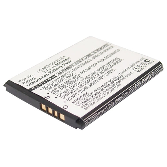 Batteries N Accessories BNA-WB-L635 Cell Phone Battery - Li-Ion, 3.7V, 800 mAh, Ultra High Capacity Battery - Replacement for Alcatel OT-880 Battery