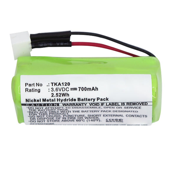 Batteries N Accessories BNA-WB-H13786 Speaker Battery - Ni-MH, 3.6V, 700mAh, Ultra High Capacity - Replacement for TDK Life On Record A12 Battery