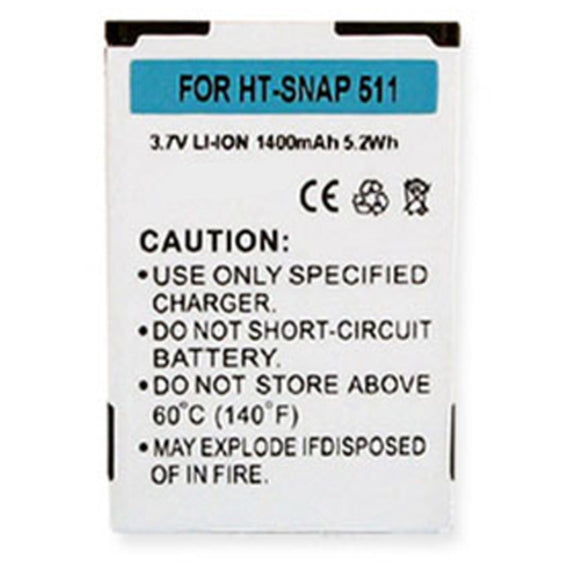 Batteries N Accessories BNA-WB-BLI 1159-1.5 Cell Phone Battery - Li-Ion, 3.7V, 1400 mAh, Ultra High Capacity Battery - Replacement for HTC S511 Battery