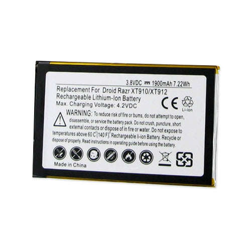 Batteries N Accessories BNA-WB-BLI-1200-1.8 Cell Phone Battery - Li-Ion, 3.7V, 1900 mAh, Ultra High Capacity Battery - Replacement for Motorola EB20 Battery