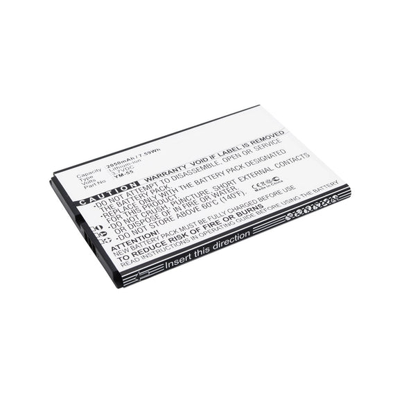 Batteries N Accessories BNA-WB-L11861 Cell Phone Battery - Li-ion, 3.7V, 2050mAh, Ultra High Capacity - Replacement for HASEE YM-55 Battery