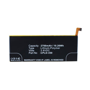 Batteries N Accessories BNA-WB-P10106 Cell Phone Battery - Li-Pol, 3.8V, 2700mAh, Ultra High Capacity - Replacement for Coolpad CPLD-350 Battery