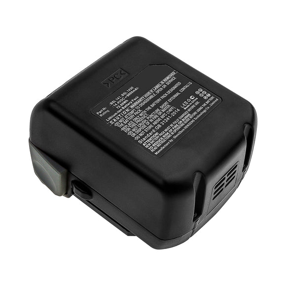 Batteries N Accessories BNA-WB-L11900 Power Tool Battery - Li-ion, 14.4V, 5000mAh, Ultra High Capacity - Replacement for Hitachi BSL 1415 Battery