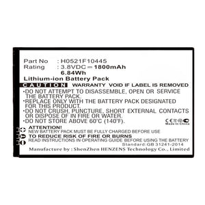 Batteries N Accessories BNA-WB-L17269 Cell Phone Battery - Li-ion, 3.8V, 1800mAh, Ultra High Capacity - Replacement for Doogee  H0521F10445 Battery