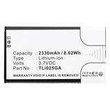 Batteries N Accessories BNA-WB-L19148 Wifi Hotspot Battery - Li-ion, 3.7V, 2330mAh, Ultra High Capacity - Replacement for Alcatel TLi025GA Battery