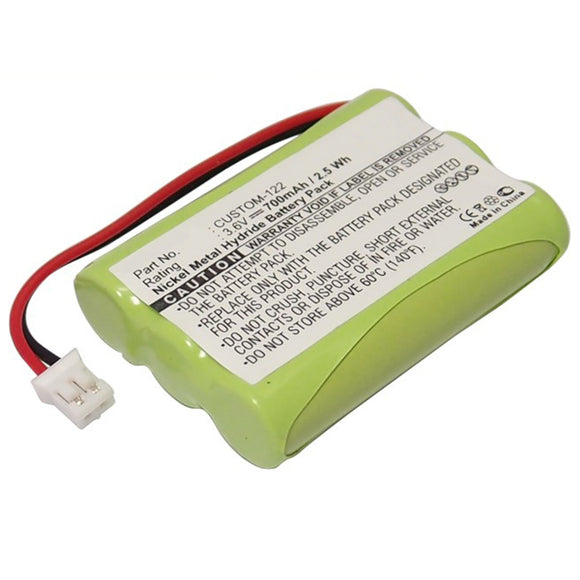 Batteries N Accessories BNA-WB-H1926 Credit Card Reader Battery - Ni-MH, 3.6V, 700 mAh, Ultra High Capacity Battery - Replacement for Resistacap CUSTOM-122 Battery