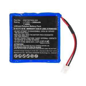 Batteries N Accessories BNA-WB-P12100 Alarm System Battery - Li-Pol, 3.7V, 2000mAh, Ultra High Capacity - Replacement for Ksenia KSI7207008.000 Battery