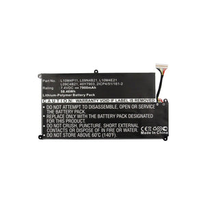 Batteries N Accessories BNA-WB-P12649 Laptop Battery - Li-Pol, 7.4V, 7900mAh, Ultra High Capacity - Replacement for Lenovo L09C4B21 Battery