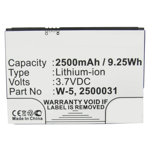 Batteries N Accessories BNA-WB-BLI-1329-2.5 Wifi Hotspot Battery - Li-Ion, 3.7V, 2500 mAh, Ultra High Capacity Battery - Replacement for Netgear 782S Battery