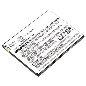 Batteries N Accessories BNA-WB-L17103 Cell Phone Battery - Li-ion, 3.8V, 2500mAh, Ultra High Capacity - Replacement for Wiko K600 Battery