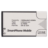 Batteries N Accessories BNA-WB-L9899 Cell Phone Battery - Li-ion, 3.7V, 1050mAh, Ultra High Capacity - Replacement for BBK BK-B-36A Battery