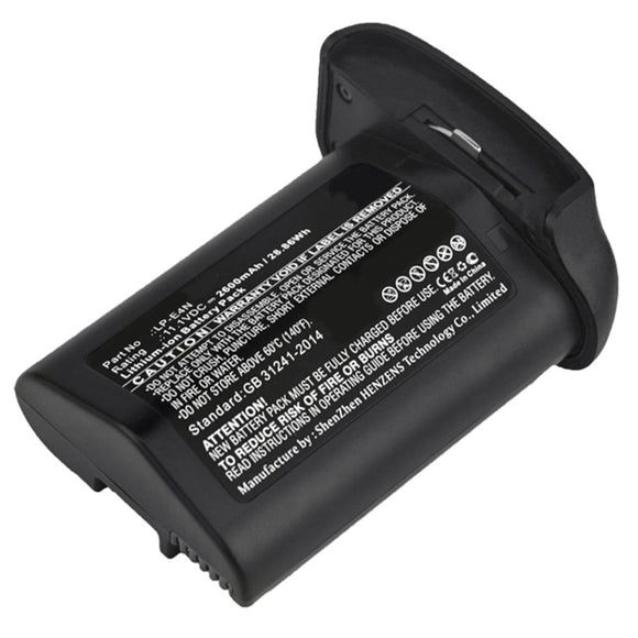 Batteries N Accessories BNA-WB-L8854 Digital Camera Battery - Li-ion, 11.1V, 2600mAh, Ultra High Capacity - Replacement for Canon LP-E4N Battery