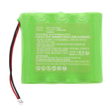 Batteries N Accessories BNA-WB-H18724 Alarm System Battery - Ni-MH, 4.8V, 2000mAh, Ultra High Capacity - Replacement for Jablotron BAT-4V8-N900 Battery