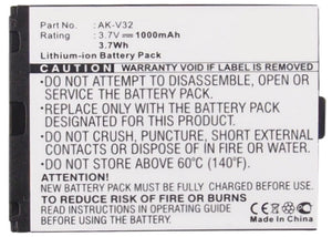 Batteries N Accessories BNA-WB-L8279 Cell Phone Battery - Li-ion, 3.7V, 1000mAh, Ultra High Capacity Battery - Replacement for Emporia AK-V32 Battery