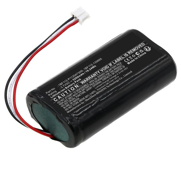 Batteries N Accessories BNA-WB-L17938 GPS Battery - Li-ion, 3.7V, 5200mAh, Ultra High Capacity - Replacement for CalAmp 1BF112-135665 Battery