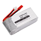 Batteries N Accessories BNA-WB-P16554 Quadcopter Drone Battery - Li-Pol, 7.4V, 1200mAh, Ultra High Capacity - Replacement for MJX X101 Battery