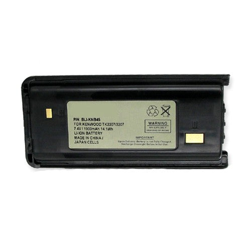 Batteries N Accessories BNA-WB-BLI-KNB45 2-Way Radio Battery - Li-Ion, 7.4V, 1900 mAh, Ultra High Capacity Battery - Replacement for Kenwood KNB45L Battery