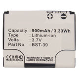 Batteries N Accessories BNA-WB-L8770 Cell Phone Battery - Li-ion, 3.7V, 900mAh, Ultra High Capacity - Replacement for Sony Ericsson BST-39 Battery
