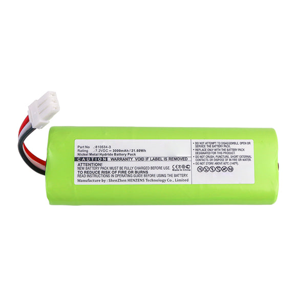 Batteries N Accessories BNA-WB-H15414 Vacuum Cleaner Battery - Ni-MH, 7.2V, 3000mAh, Ultra High Capacity - Replacement for Makita 678150-5 Battery