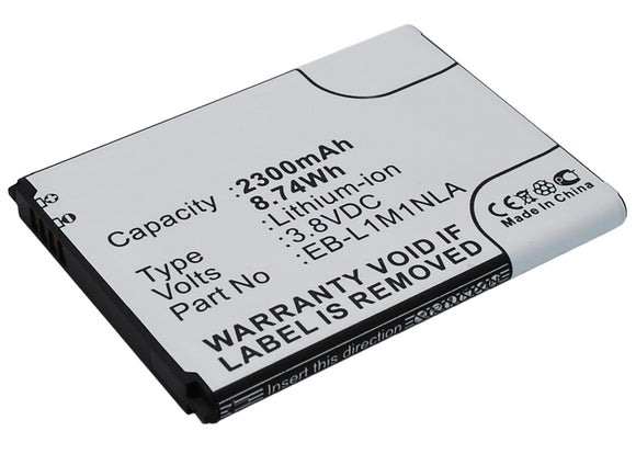 Batteries N Accessories BNA-WB-L3970 Cell Phone Battery - Li-ion, 3.8, 2300mAh, Ultra High Capacity Battery - Replacement for Everfine EB-L1M1NLA Battery