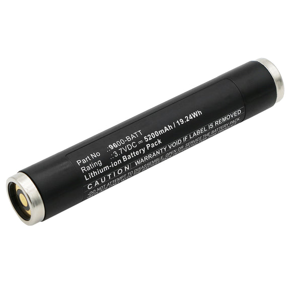 Batteries N Accessories BNA-WB-L17841 Flashlight Battery - Li-Ion, 3.7V, 5200mAh, Ultra High Capacity - Replacement for Nightstick 9600-BATT Battery