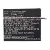 Batteries N Accessories BNA-WB-P14331 Tablet Battery - Li-Pol, 3.7V, 6800mAh, Ultra High Capacity - Replacement for ZTE LI3768T42P5HC8B645 Battery