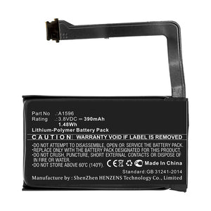 Batteries N Accessories BNA-WB-P16322 Wireless Headset Battery - Li-Pol, 3.8V, 390mAh, Ultra High Capacity - Replacement for Apple A1596 Battery