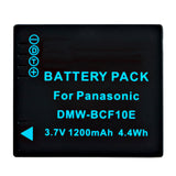 Batteries N Accessories BNA-WB-DMWBCF10 Digital Camera Battery - li-ion, 3.7V, 1200 mAh, Ultra High Capacity Battery - Replacement for Panasonic DMW-BCF10 Battery