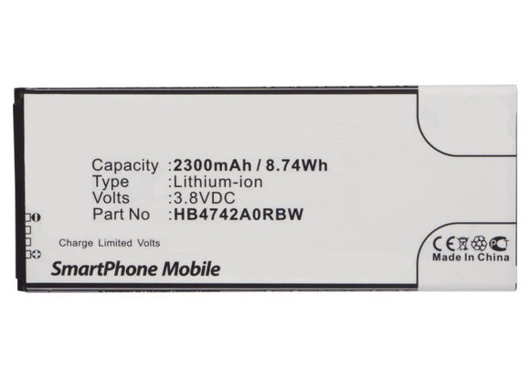Batteries N Accessories BNA-WB-L3820 Cell Phone Battery - Li-ion, 3.8, 2300mAh, Ultra High Capacity Battery - Replacement for Explay HB4742A0RBC Battery
