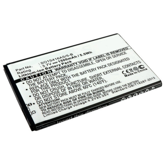 Batteries N Accessories BNA-WB-L3235 Cell Phone Battery - Li-Ion, 3.7V, 1500 mAh, Ultra High Capacity - Replacement for Coolpad B564465LU Battery