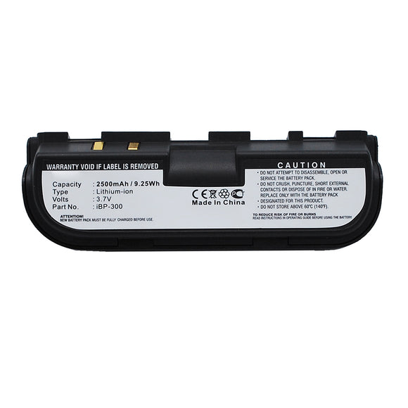 Batteries N Accessories BNA-WB-L17041 Player Battery - Li-ion, 3.7V, 2500mAh, Ultra High Capacity - Replacement for iRiver iBP-300 Battery