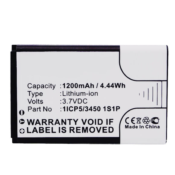 Batteries N Accessories BNA-WB-L3215 Cell Phone Battery - Li-Ion, 3.7V, 1200 mAh, Ultra High Capacity Battery - Replacement for CAT 1ICP5/34501S1P Battery