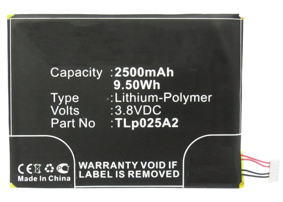 Batteries N Accessories BNA-WB-P3149 Cell Phone Battery - Li-Pol, 3.8V, 2500 mAh, Ultra High Capacity Battery - Replacement for BlackBerry FIH435573 Battery
