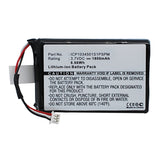 Batteries N Accessories BNA-WB-L14215 GPS Battery - Li-ion, 3.7V, 1800mAh, Ultra High Capacity - Replacement for VDO Dayton ICP1034501S1PSPM Battery